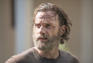 Rick Grimes (Andrew Lincoln) em The Walking Dead.