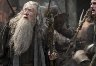Ian McKellen como Gandalf e O Hobbit