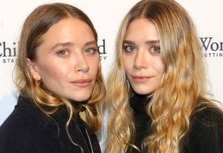Mary-Kate e sua gêmea Ashley Olsen.