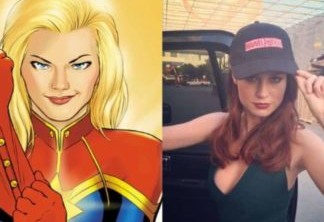 Brie Larson e a Capitã Marvel