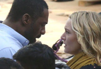 The Mountain Between Us | Kate Winslet e Idris Elba se beijam em set de filme