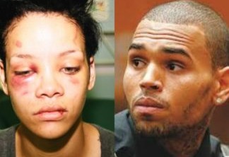 Rihanna | A cantora foi agredida pelo, seu então companheiro, rapper Chris Brown em 2009.