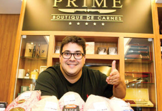André Marques | O apresentador é dono de uma boutique de carnes no Rio de Janeiro, a Prime.