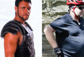 Russel Crowe | O ator, que estava em ótima forma em ‘O gladiador’ (2000), chegou a pesar mais de 120Kgs.