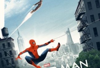 Homem-Aranha: De Volta ao Lar | Herói e Homem-de-Ferro voam por NY em cartaz britânico