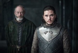 Jon e Ser Davos chegam em Pedra do Dragão