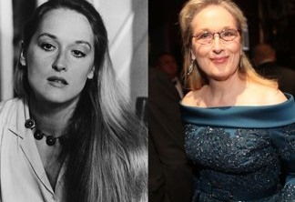 Meryl Streep|Na foto vemos Meryl com 30 anos, e agora com 67.