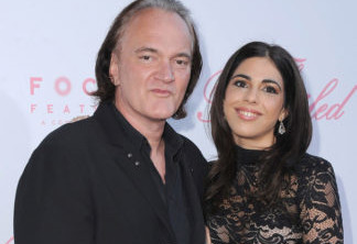 Quentin Tarantino com a noiva, Isabelle Pick