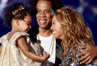 Blue Ivy, Jay-Z e Beyoncé