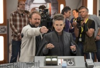 Carrie Fisher em Star Wars: Os Últimos Jedi