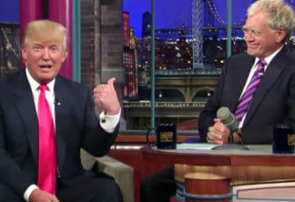 Donald Trump e David Letterman