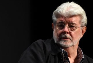 O diretor George Lucas, criador de todo universo Star Wars.