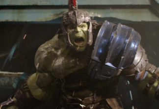 Hulk em Thor: Ragnarok.