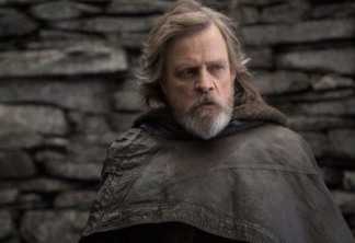 Mark Hamill, como Luke Skywalker em Star Wars: Os Últimos Jedi.