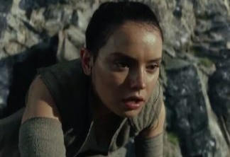 Rey (Daisy Ridley) em Star Wars.