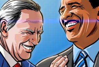 Barack Obama e Joe Biden na nova série animada