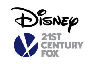 Logos da Disney e da Fox,