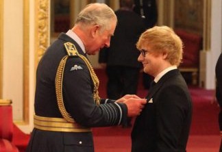 Príncipe Charles e Ed Sheeran