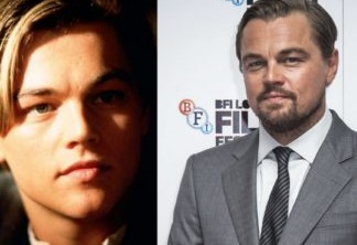 Leonardo DiCaprio em 1998 e 2018