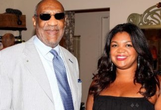 Ensa Cosby com o pai, Bill