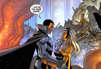 Pantera Negra e Tempestade são casados nos quadrinhos da Marvel.