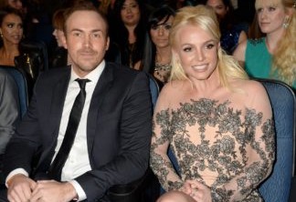Britney Spears com o ex-namorado, David Lucado