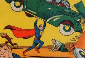 Primeira aparição de Superman, na Action Comics.