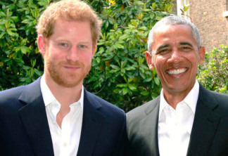 Príncipe Harry e Barack Obama