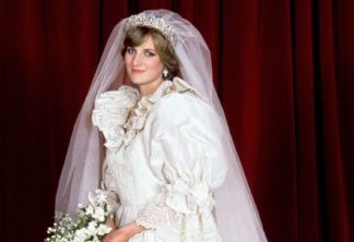 Princesa Diana em seu casamento