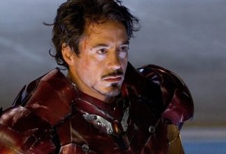 Robert Downey Jr em Homem de Ferro