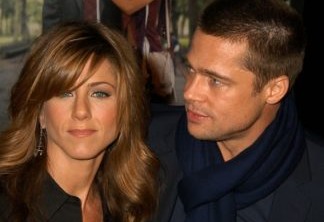 Jennifer Aniston e Brad Pitt quando ainda estavam juntos oficialmente.