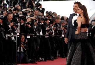 Penélope Cruz e Javier Bardem na estreia de Todos lo Saben em Cannes
