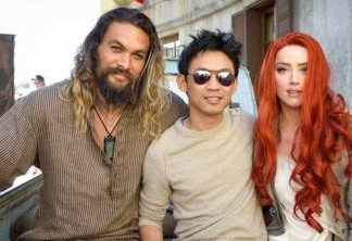 Aquaman | Jason Momoa, Amber Heard e James Wan em novas fotos de bastidores