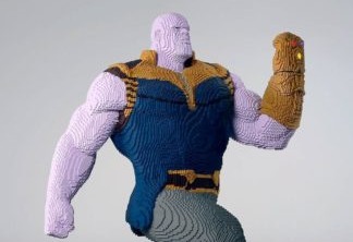 Vingadores: Guerra Infinita | Veja como ficou estátua de LEGO de Thanos na Comic Con