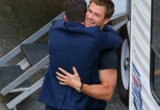 Vingadores | Momento foto de Capitão América e Thor no set viraliza