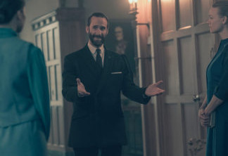 THE HANDMAID'S TALE -- "The Word" -- Episode 213 -- Serena and the other Wives strive to make change. Emily learns more about her new Commander. Offred faces a difficult decision.  Commander Waterford (Joseph Fiennes) and Serena Joy (Yvonne Strahovski), shown. (Photo by: George Kraychyk/Hulu)