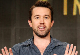 PASADENA, CA - JANUARY 18:  Creator/writer/actor Rob McElhenney speaks onstage during the 'It's Always Sunny in Philadelphia' panel discussion at the FX Networks portion of the Television Critics Association press tour at Langham Hotel on January 18, 2015 in Pasadena, California.  (Photo by Frederick M. Brown/Getty Images)