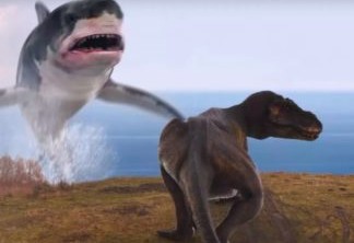 O Último Sharknado | Dragões, dinossauros, robôs e, claro, tubarões no trailer final