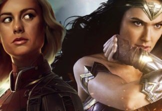 Fofas! 'Capitã Marvel' e 'Mulher-Maravilha' fazem "crossover" em fotos e fãs ficam malucos