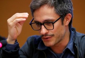 Mexican actor Gael Garcia Bernal attends a side event on "Combatting atrocity, crimes, corruption and impunity in Mexico" during the Human Rights Council at the United Nations in Geneva, Switzerland, March 13, 2018. REUTERS/Denis Balibouse