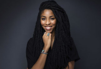 Jessica Williams poses for a portrait to promote the film, "People, Places, Things", at the Eddie Bauer Adventure House during the Sundance Film Festival on Monday, Jan. 26, 2015, in Park City, Utah. (Photo by Victoria Will/Invision/AP)