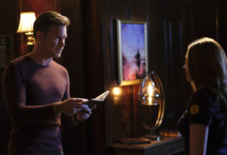 Legacies -- "We're Being Punked, Pedro" -- Image Number: LGC103b_0041b.jpg -- Pictured (L-R): Matthew Davis as Alaric and Danielle Rose Russell as Hope -- Photo: Mark Hill/The CW -- ÃÂ© 2018 The CW Network, LLC. All rights reserved.