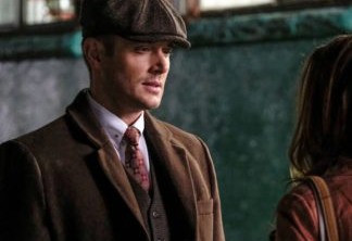 Supernatural -- "Stranger in a Strange Land" -- Image Number: SN1401a_0211b.jpg -- Pictured (L-R): Jensen Ackles as Dean/Michael and Danneel Ackles as Anael -- Photo: Bettina Strauss/The CW -- ÃÂ© 2018 The CW Network, LLC All Rights Reserved