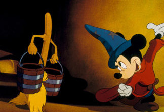 Fantasia (1940)
Segment: "The Sorcerer's Apprentice"
Directed by James Algar
Shown: Mickey Mouse (voice: Walt Disney)
