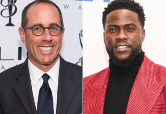 NEW YORK, NY - OCTOBER 01:  Jerry Seinfeld  arrives at 55th Annual CLIO Awards at Cipriani Wall Street on October 1, 2014 in New York City.  (Photo by Dave Kotinsky/Getty Images)

NEW YORK, NY - NOVEMBER 15:  Actor Kevin Hart poses during "The Upside" Screening and Conversation with Kevin Hart at 92nd Street Y on November 15, 2018 in New York City.  (Photo by Daniel Zuchnik/Getty Images)