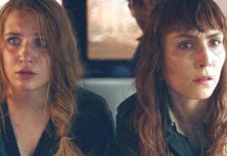 Sophie Nélisse as Zoe Tanner and Noomi Rapace as Sam Carlson in Close, directed by Vicky Jewson.
