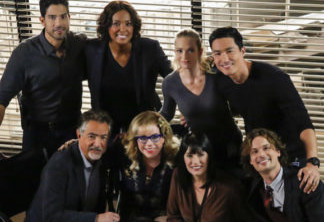 "Cure" -- The BAU is called to investigate a series of D.C. homicides where cryptic messages are found inside the mouths of each victim, on CRIMINAL MINDS, Wednesday, Jan. 24 (10:00-11:00 PM, ET/PT) on the CBS Television Network.  Pictured (from top row L-R): Adam Rodriguez (Luke Alvez), Aisha Tyler (Dr. Tara Lewis), A.J. Cook (Jennifer Jareau), Daniel Henney (Matt Simmons), Joe Mantegna (David Rossi), Kirsten Vangsness (Penelope Garcia), Paget Brewster (Emily Prentiss), Matthew Gray Gubler (Dr. Spencer Reid)   Photo: Cliff Lipson/CBS ÃÂ©2017 CBS Broadcasting, Inc. All Rights Reserved