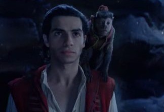 Aladdin segura a lâmpada mágica em novo pôster do filme