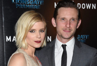 HOLLYWOOD, CA - NOVEMBER 30:  Actors Kate Mara and Jamie Bell attend the premiere of 'Man Down' at ArcLight Hollywood on November 30, 2016 in Hollywood, California.  (Photo by Axelle/Bauer-Griffin/FilmMagic)