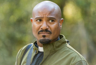 Seth Gilliam as Father Gabriel Stokes - The Walking Dead _ Season 7, Episode 15 - Photo Credit: Gene Page/AMC